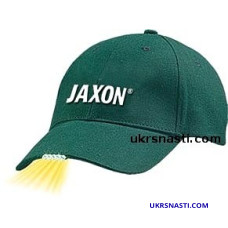  Бейсболка  Jaxon с фонариком зеленая